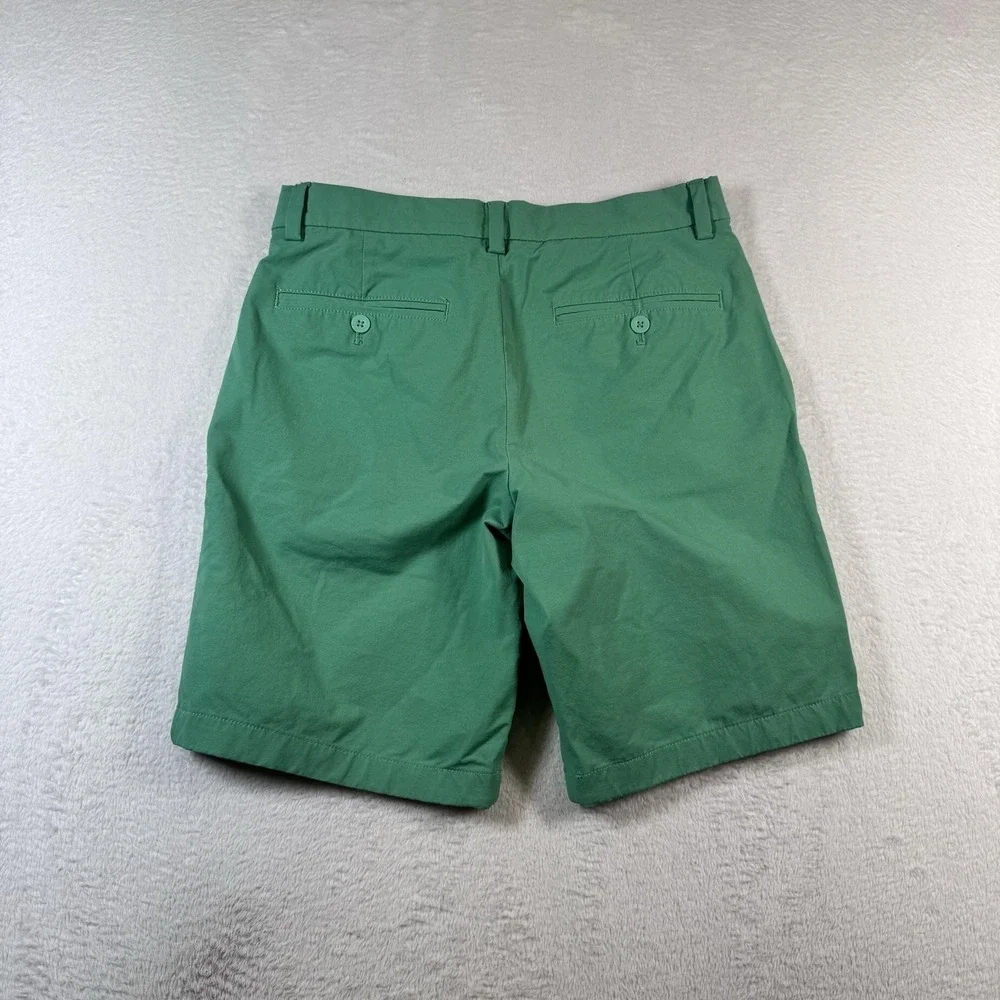 Vineyard Vines OTG On-The-Go Shorts Mens 28 Green 9 In Inseam Chino Stretch